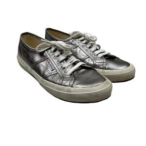 Superga Silver Sneakers Size US Women 9.5 or US Men 8